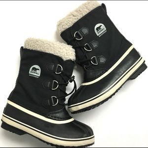 Sorrel Yoot Pac Boys Black Sz 3